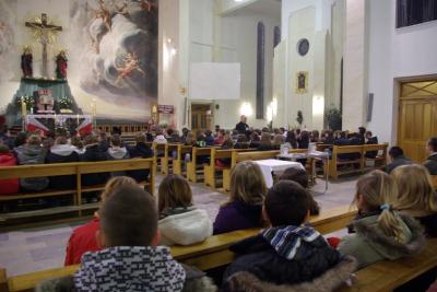 Spotkanie młodzieży z Ks. Bp Wacławem