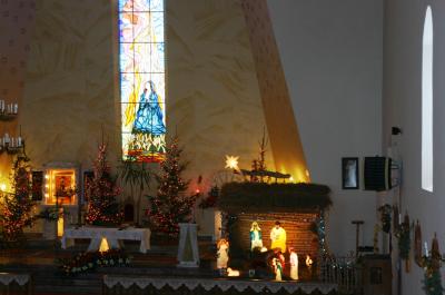 Świąteczny wystrój kościoła
